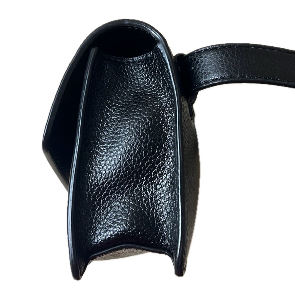 DKNY Elissa Cow Leather Belt Bag, Black, Goldtone Hardware - Picture 9 of 13